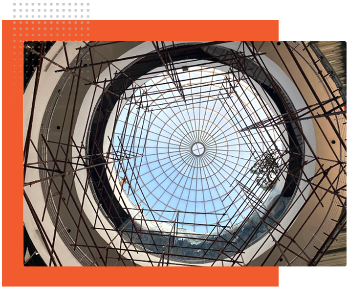 Aluminium Scaffolding Rental Works In Mall